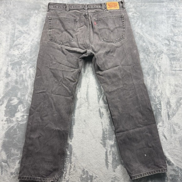 Levi's Other - Levi's Men's 31 505 Straight Black Jeans Denim Jeans Size 38x32 Worn In